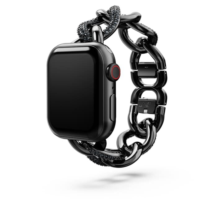 Curea cu lanț pentru Apple Watch® 40 mm și 41 mm, negru, finisaj negru Curea cu lanț pentru Apple Watch® 40 mm și 41 mm, negru, finisaj negru