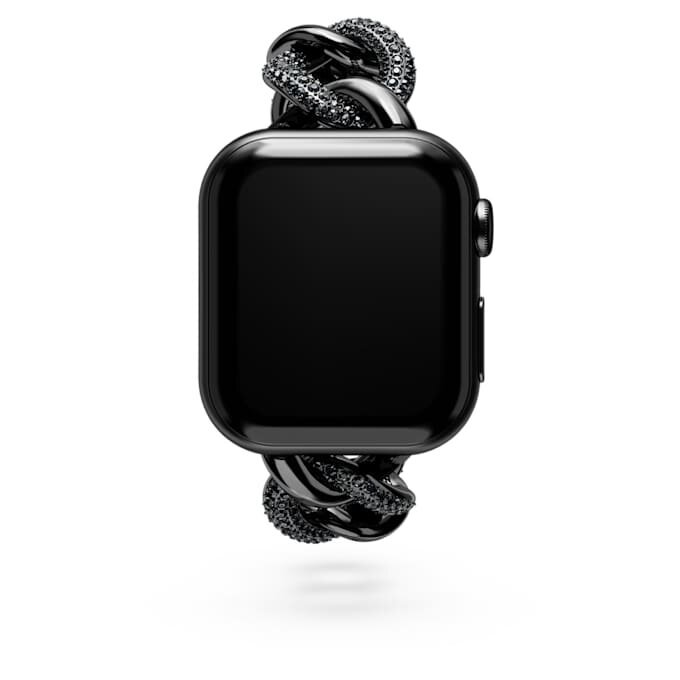 Curea cu lanț pentru Apple Watch® 40 mm și 41 mm, negru, finisaj negru Curea cu lanț pentru Apple Watch® 40 mm și 41 mm, negru, finisaj negru