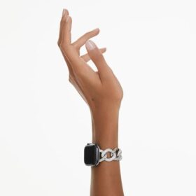 Curea cu lanț pentru Apple Watch® 40 mm și 41 mm, nuanță argintie, oțel inoxidabil