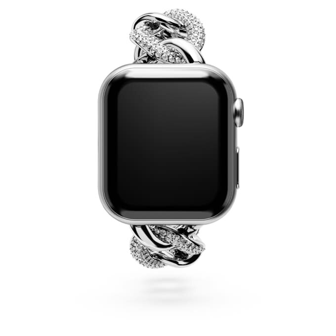 Curea cu lanț pentru Apple Watch® 40 mm și 41 mm, nuanță argintie, oțel inoxidabil Curea cu lanț pentru Apple Watch® 40 mm și 41 mm, nuanță argintie, oțel inoxidabil