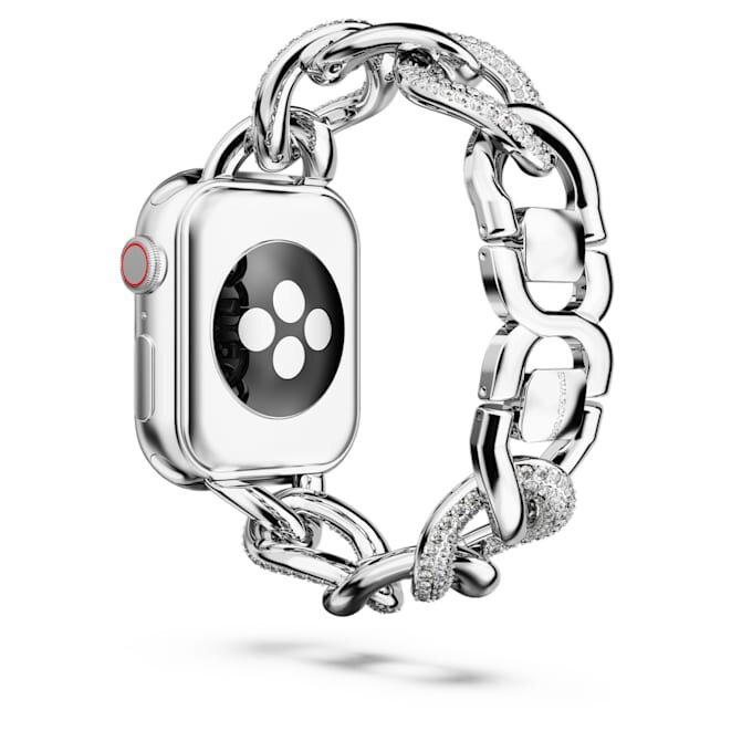 Curea cu lanț pentru Apple Watch® 40 mm și 41 mm, nuanță argintie, oțel inoxidabil Curea cu lanț pentru Apple Watch® 40 mm și 41 mm, nuanță argintie, oțel inoxidabil