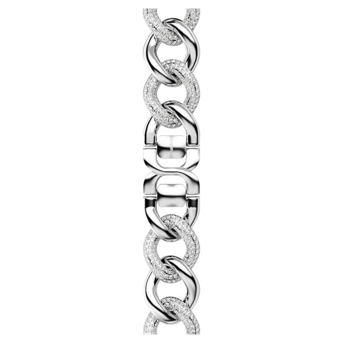 Curea cu lanț pentru Apple Watch® 40 mm și 41 mm, nuanță argintie, oțel inoxidabil Curea cu lanț pentru Apple Watch® 40 mm și 41 mm, nuanță argintie, oțel inoxidabil