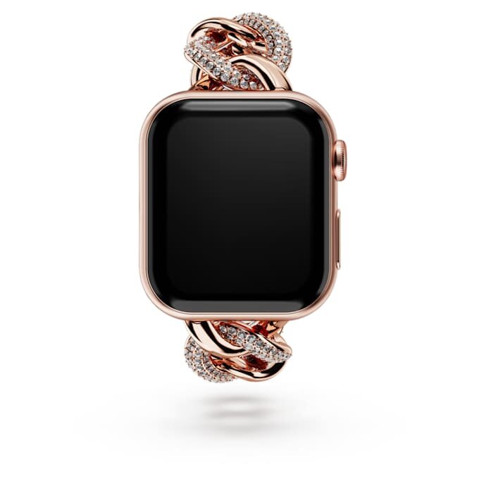 Curea cu lanț pentru Apple Watch® 40 mm și 41 mm, nuanță de aur roz, finisaj în nuanță de aur roz Curea cu lanț pentru Apple Watch® 40 mm și 41 mm, nuanță de aur roz, finisaj în nuanță de aur roz