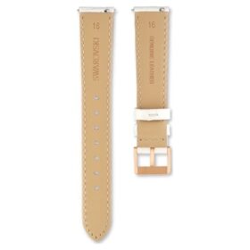 Curea de ceas cu lățimea de 16 mm (0,63″), curea din piele, albă