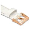Curea de ceas cu lățimea de 16 mm (0,63″), curea din piele, albă Curea de ceas cu lățimea de 16 mm (0,63″), curea din piele, albă