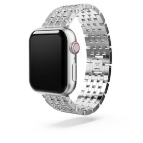 Curea Princess pentru Apple Watch® 40 mm și 41 mm, nuanță argintie, oțel inoxidabil