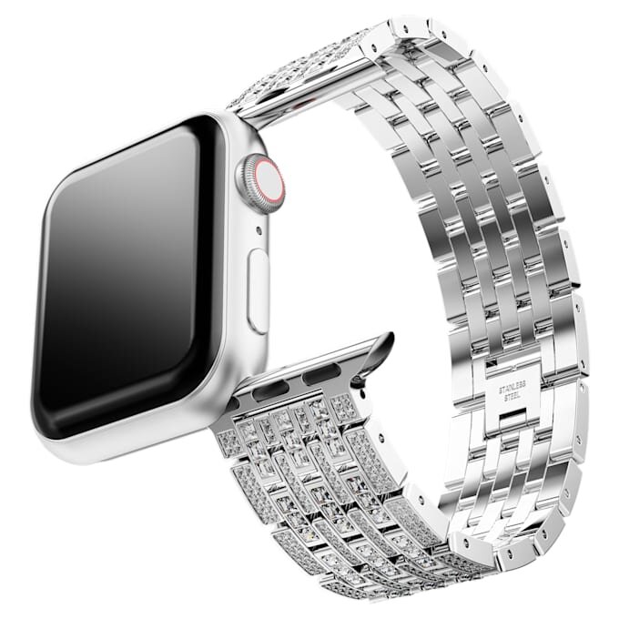 Curea Princess pentru Apple Watch® 40 mm și 41 mm, nuanță argintie, oțel inoxidabil Curea Princess pentru Apple Watch® 40 mm și 41 mm, nuanță argintie, oțel inoxidabil
