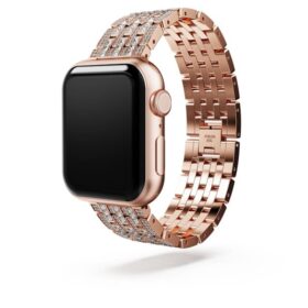 Curea Princess pentru Apple Watch® 40 mm și 41 mm, nuanță de aur roz, finisaj în nuanță de aur roz