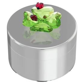 Cutie decorativă Idyllia cu trifoi și buburuză