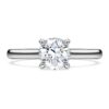 Diamante de laborator Eternity, 1 carat în total, formă rotundă, aur alb de 14K Diamante de laborator Eternity, 1 carat în total, formă rotundă, aur alb de 14K