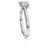 Diamante de laborator Eternity, 1 carat în total, formă rotundă, aur alb de 14K Diamante de laborator Eternity, 1 carat în total, formă rotundă, aur alb de 14K