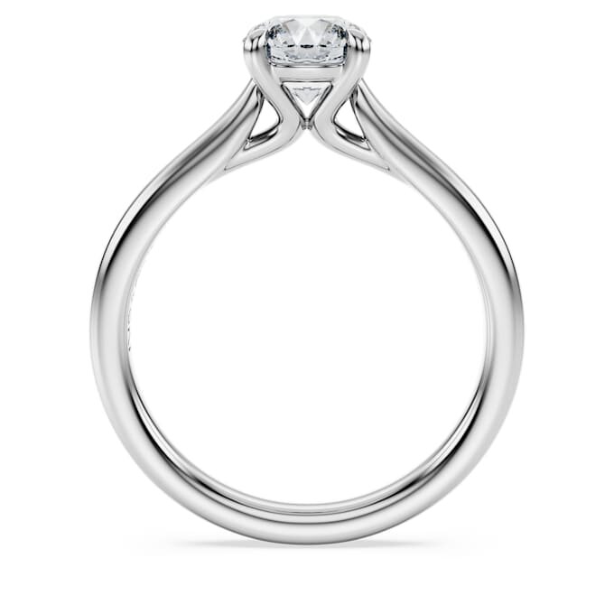 Diamante de laborator Eternity, 1 carat în total, formă rotundă, aur alb de 14K Diamante de laborator Eternity, 1 carat în total, formă rotundă, aur alb de 14K