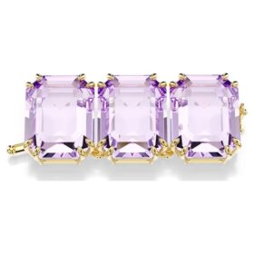 Extensie Millenia cu tăietură octogonală, violet, placată în nuanțe aurii Extensie Millenia cu tăietură octogonală, violet, placată în nuanțe aurii