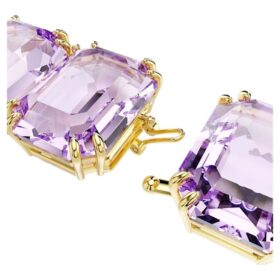 Extensie Millenia cu tăietură octogonală, violet, placată în nuanțe aurii Extensie Millenia cu tăietură octogonală, violet, placată în nuanțe aurii