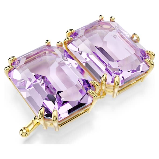 Extensie Millenia cu tăietură octogonală, violet, placată în nuanțe aurii Extensie Millenia cu tăietură octogonală, violet, placată în nuanțe aurii