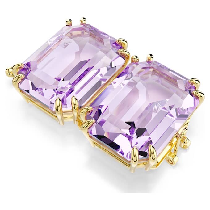 Extensie Millenia cu tăietură octogonală, violet, placată în nuanțe aurii Extensie Millenia cu tăietură octogonală, violet, placată în nuanțe aurii