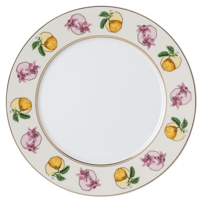 Farfurie de desert Idyllia din porțelan, cu motiv Crystal Print, Lily Citron, multicolor Farfurie de desert Idyllia din porțelan, cu motiv Crystal Print, Lily Citron, multicolor