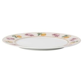 Farfurie de desert Idyllia din porțelan, cu motiv Crystal Print, Lily Citron, multicolor