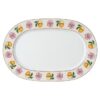 Farfurie Idyllia din porțelan, motiv imprimat cu cristale, Lily Citron, mică, multicoloră Farfurie Idyllia din porțelan, motiv imprimat cu cristale, Lily Citron, mică, multicoloră