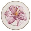 Farfurie pentru pâine Idyllia din porțelan, cu motiv Crystal Print, crin, violet Farfurie pentru pâine Idyllia din porțelan, cu motiv Crystal Print, crin, violet