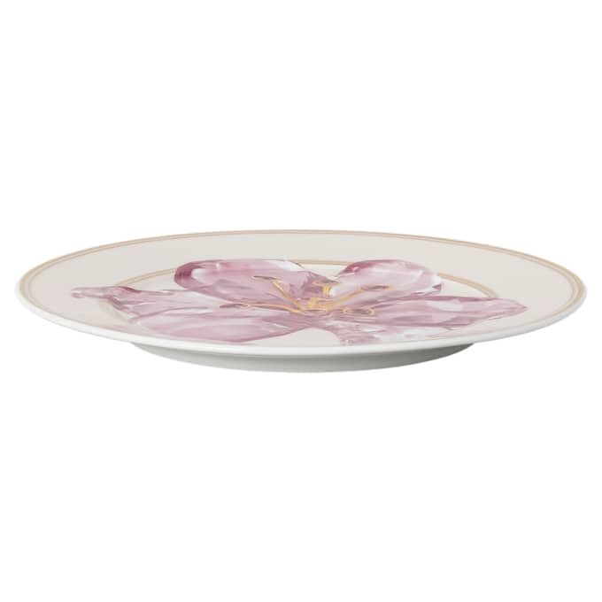 Farfurie pentru pâine Idyllia din porțelan, cu motiv Crystal Print, crin, violet Farfurie pentru pâine Idyllia din porțelan, cu motiv Crystal Print, crin, violet