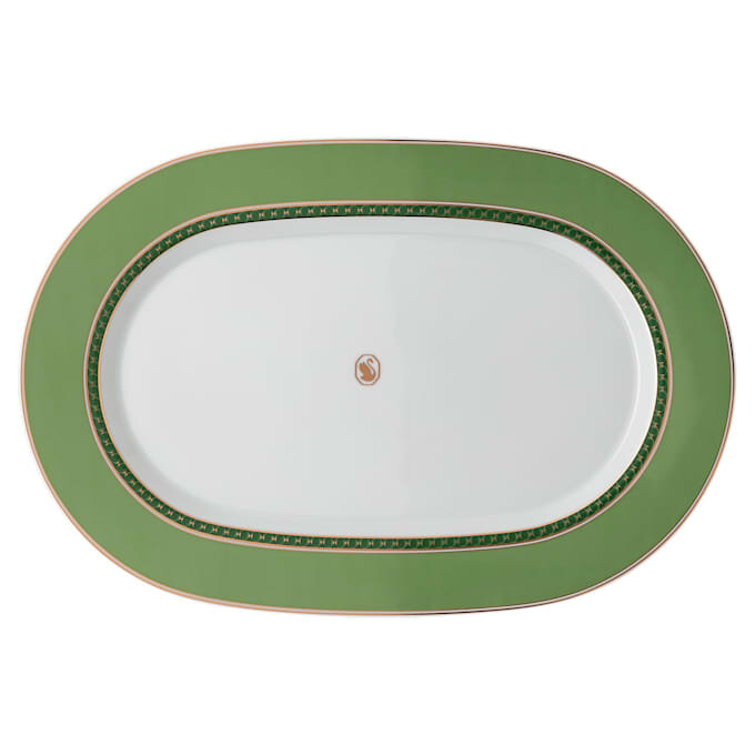 Farfurie plată Signum din porțelan, mică, verde Farfurie plată Signum din porțelan, mică, verde