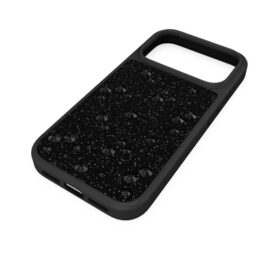 Husă de înaltă calitate pentru smartphone cu cristale pe partea din spate, iPhone® 17 Pro, negru