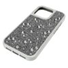 Husă de înaltă calitate pentru smartphone cu design împrăștiat, pentru iPhone® 16 Pro, nuanță argintie Husă de înaltă calitate pentru smartphone cu design împrăștiat, pentru iPhone® 16 Pro, nuanță argintie