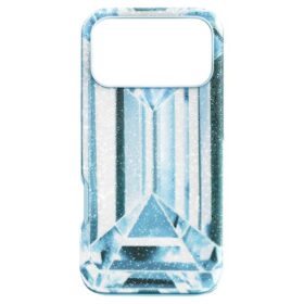 Husă de smartphone cu efect de cristal, iPhone® 17 Pro Max, albastru