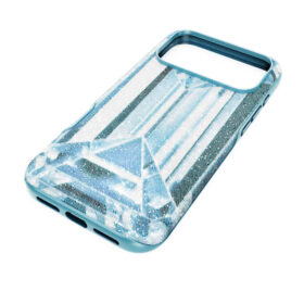 Husă de smartphone cu efect de cristal, iPhone® 17 Pro Max, albastru