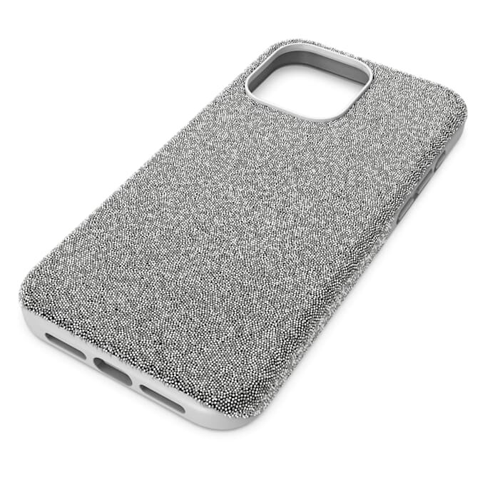 Husă de smartphone înaltă pentru iPhone® 15 Pro Max, nuanță argintie Husă de smartphone înaltă pentru iPhone® 15 Pro Max, nuanță argintie