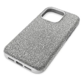Husă de smartphone înaltă pentru iPhone® 15 Pro, nuanță argintie