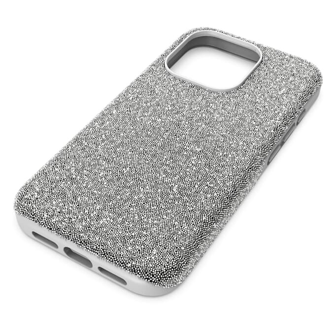 Husă de smartphone înaltă pentru iPhone® 15 Pro, nuanță argintie Husă de smartphone înaltă pentru iPhone® 15 Pro, nuanță argintie