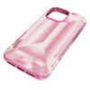 Husă înaltă pentru smartphone cu motiv imprimat cu cristale, iPhone® 16 Pro Max, roz Husă înaltă pentru smartphone cu motiv imprimat cu cristale, iPhone® 16 Pro Max, roz