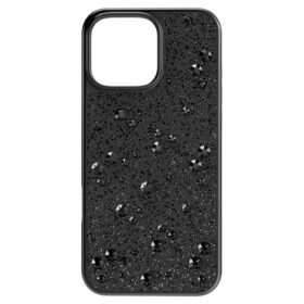 Husă pentru smartphone cu design cu elemente împrăștiate, iPhone® 16 Pro Max, negru