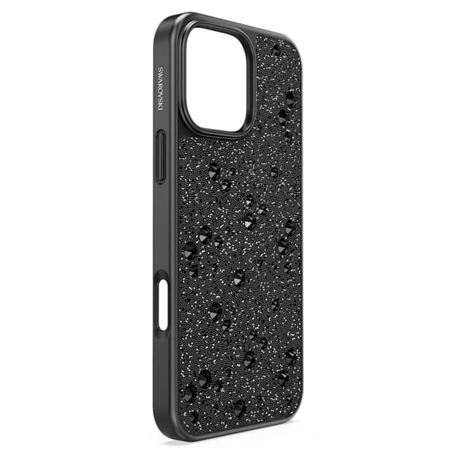 Husă pentru smartphone cu design cu elemente împrăștiate, iPhone® 16 Pro Max, negru Husă pentru smartphone cu design cu elemente împrăștiate, iPhone® 16 Pro Max, negru