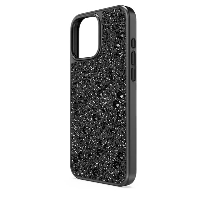 Husă pentru smartphone cu design cu elemente împrăștiate, iPhone® 16 Pro Max, negru Husă pentru smartphone cu design cu elemente împrăștiate, iPhone® 16 Pro Max, negru