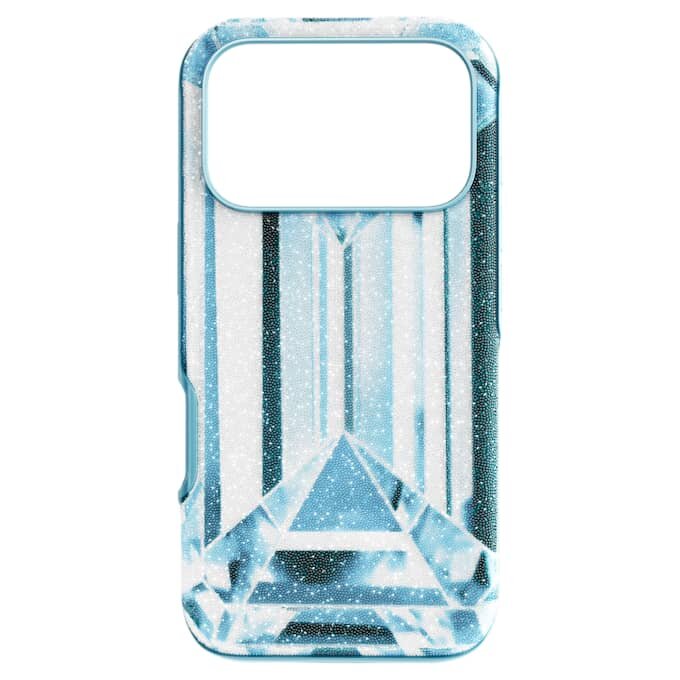 Husă pentru smartphone cu efect de cristal, iPhone® 17 Pro, albastră Husă pentru smartphone cu efect de cristal, iPhone® 17 Pro, albastră