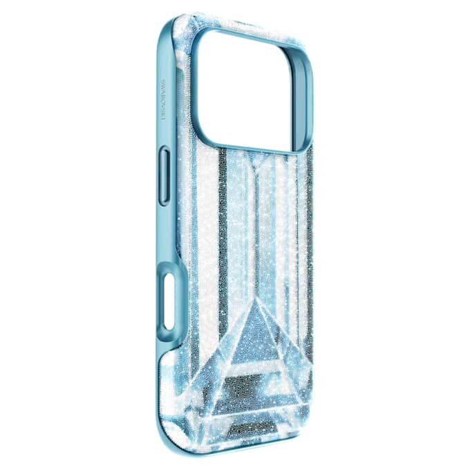 Husă pentru smartphone cu efect de cristal, iPhone® 17 Pro, albastră Husă pentru smartphone cu efect de cristal, iPhone® 17 Pro, albastră