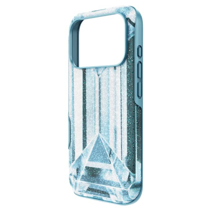 Husă pentru smartphone cu efect de cristal, iPhone® 17 Pro, albastră Husă pentru smartphone cu efect de cristal, iPhone® 17 Pro, albastră