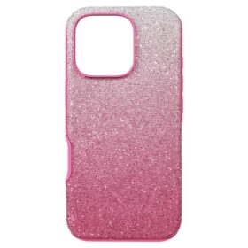Husă pentru smartphone cu gradient de culori intens, iPhone® 16 Pro, roz