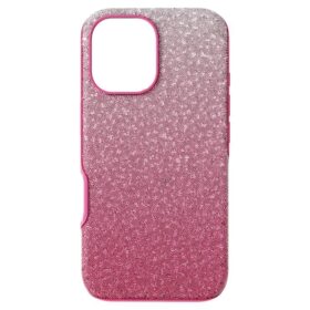 Husă pentru smartphone cu gradient de culori intens, iPhone® 16, roz