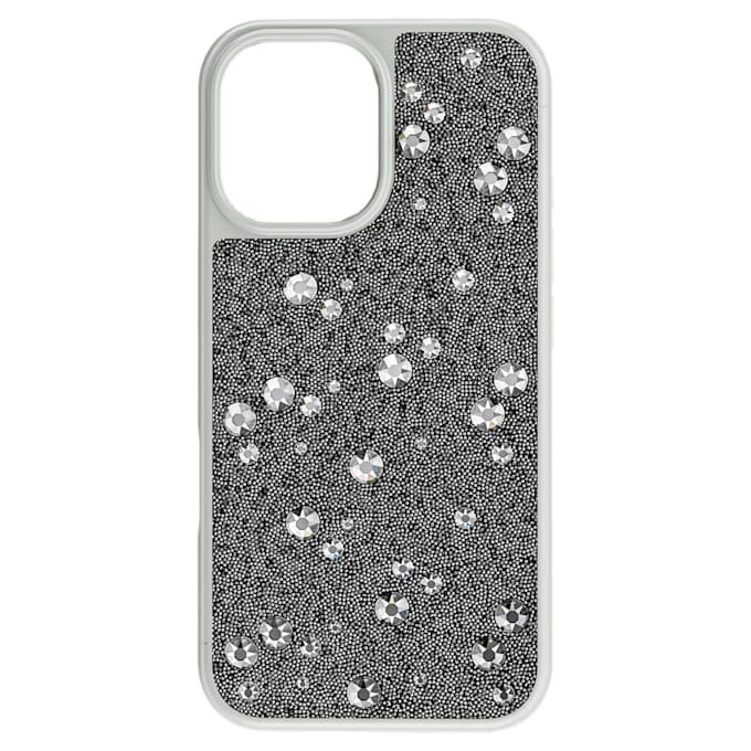 Husă pentru smartphone High cu design împrăștiat, iPhone® 16, nuanță argintie Husă pentru smartphone High cu design împrăștiat, iPhone® 16, nuanță argintie