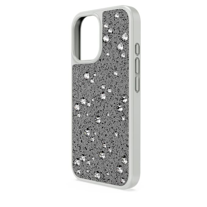 Husă pentru smartphone High cu design împrăștiat, iPhone® 16, nuanță argintie Husă pentru smartphone High cu design împrăștiat, iPhone® 16, nuanță argintie