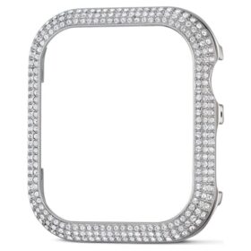 Husă strălucitoare pentru Apple Watch® Seria 4 și 5, 40 mm, nuanță argintie Husă strălucitoare pentru Apple Watch® Seria 4 și 5, 40 mm, nuanță argintie