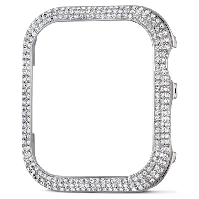 Husă strălucitoare pentru Apple Watch® Seria 4 și 5, 40 mm, nuanță argintie Husă strălucitoare pentru Apple Watch® Seria 4 și 5, 40 mm, nuanță argintie