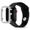 Husă strălucitoare pentru Apple Watch® Seria 4 și 5, 40 mm, nuanță argintie Husă strălucitoare pentru Apple Watch® Seria 4 și 5, 40 mm, nuanță argintie