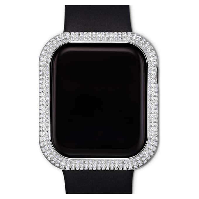 Husă strălucitoare pentru Apple Watch® Seria 4 și 5, 40 mm, nuanță argintie Husă strălucitoare pentru Apple Watch® Seria 4 și 5, 40 mm, nuanță argintie