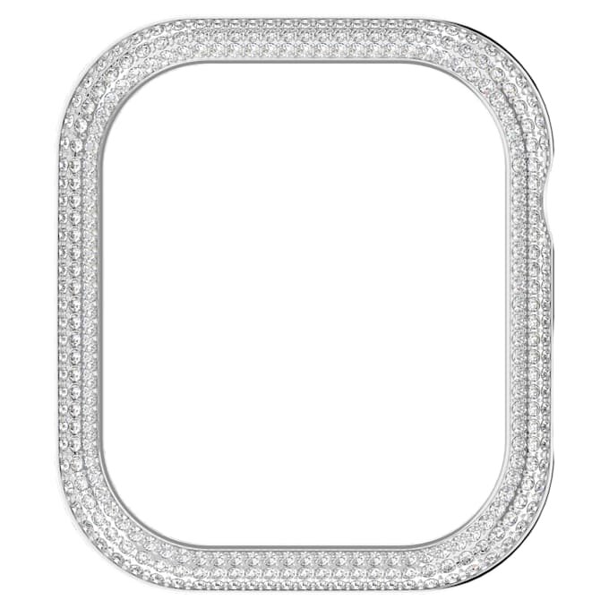Husă strălucitoare pentru Apple Watch® Seria 7, 41 mm, nuanță argintie Husă strălucitoare pentru Apple Watch® Seria 7, 41 mm, nuanță argintie