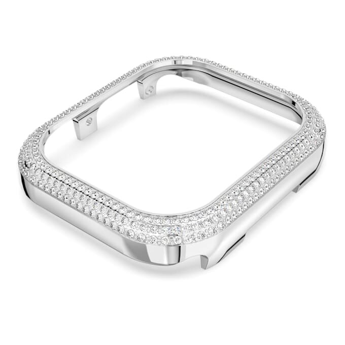 Husă strălucitoare pentru Apple Watch® Seria 7, 41 mm, nuanță argintie Husă strălucitoare pentru Apple Watch® Seria 7, 41 mm, nuanță argintie